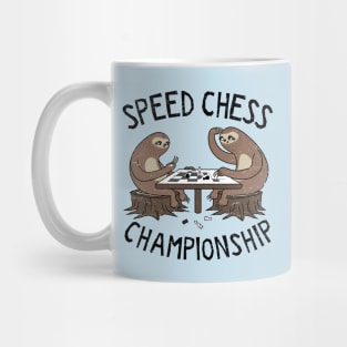 Sloth Speed Chess Championship Mug